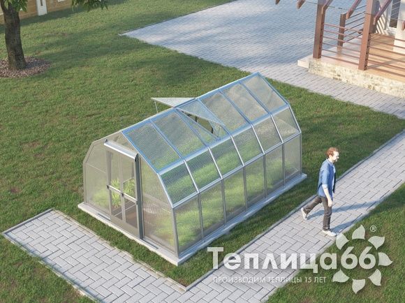 Теплица Рада Ладога из поликарбоната, 2.65х4 метра 